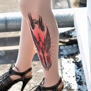Excalibur Inspired Tattoo Stockings